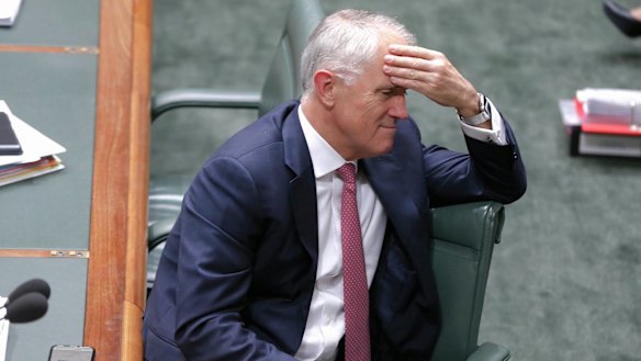 Prime Minister Malcolm Turnbull during question time on Thursday.