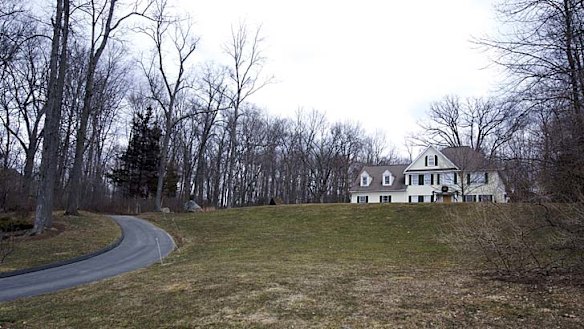 House full of weapons ... the home where Adama Lanza lived with his mother Nancy.
