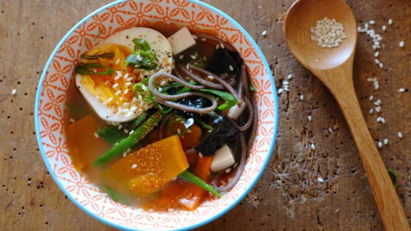 Warm and soothing, sip after sip: Breakfast miso.