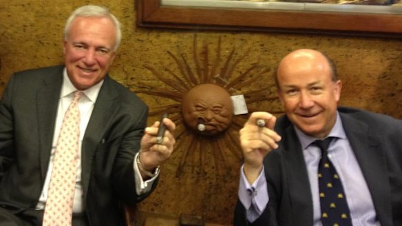 NewSat directors Chuck Ellis (left) and Adrian Ballintine.