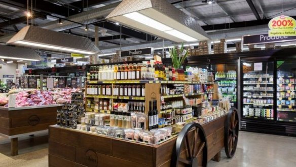 Gourmet produce at White's Supa IGA Bli Bli, QLD.