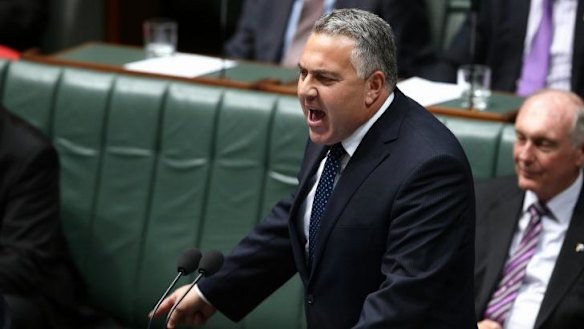 Pleased: Treasurer Joe Hockey.