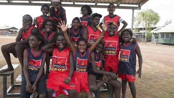 ‘‘These kids explode with energy when someone says let’s go kick a ball around": Holmes a Court.