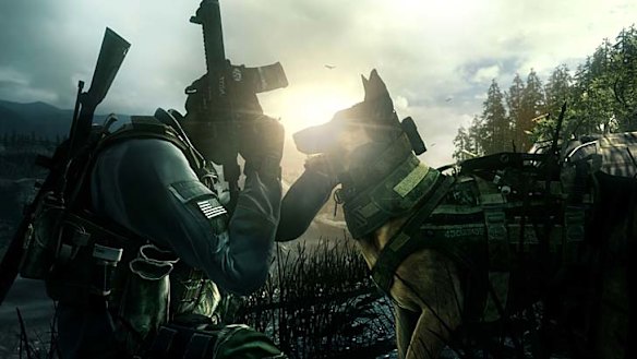 A screenshot from Call of Duty: Ghosts.