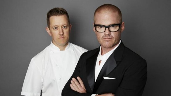 Innovators: Ashley Palmer-Watts and Heston Blumenthal. 