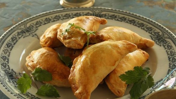 Beef empanada.