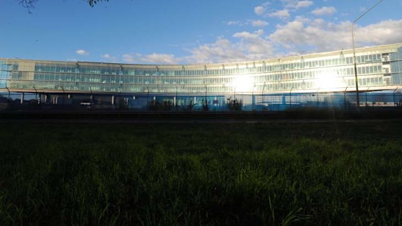 Spy central ... ASIO's unfinished central office.