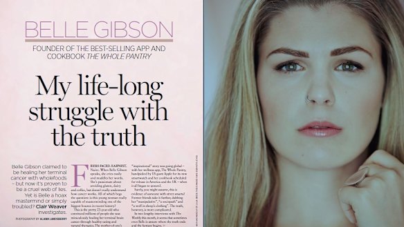Belle Gibson's interview in The Women's Weekly sparked an online backlash.