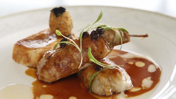 Pierre Khodja impresses with dishes such as roasted quail and crab bastilla.