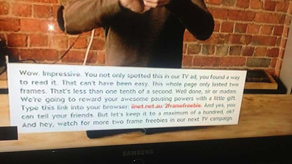 iiNet's Easter egg may breach subliminal ad rules