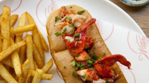 Waterman's Connecticut-style roll with Atlantic lobster.