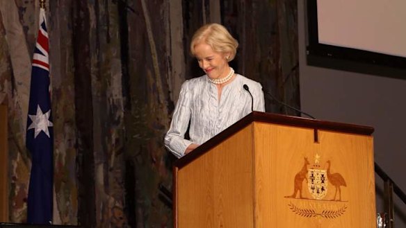 Outgoing Governor-General Dame Quentin Bryce on Tuesday. Photo: Andrew Meares