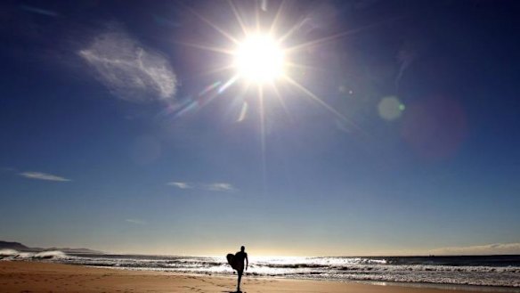 Good for surfing in winter but not so great in mid-summer.