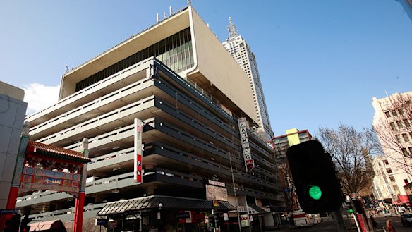 Total car park, located at 170-190 Russell St.