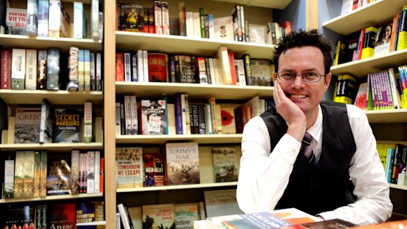 Owner of Pages and Pages Booksellers Jon Page.