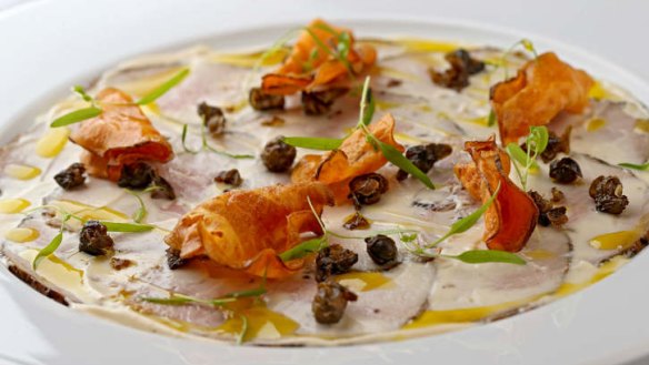 Italian classic: Vitello tonnato.