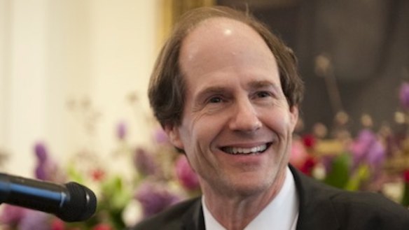 Professor Cass Sunstein, who was the keynote speaker at the  HC Coombs Public Policy Conference in Canberra on Monday.