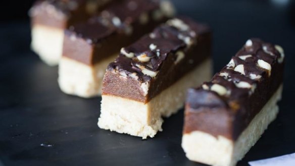 Raw snickers bars at Ritual.