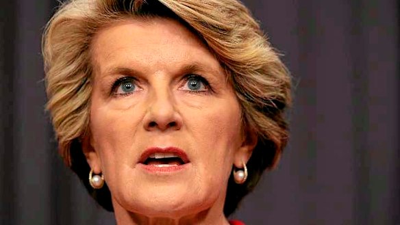 Foreign Affairs Minister Julie Bishop says  Australia is opposed to any ''coercive or unilateral actions to change the status quo in the East China Sea''.