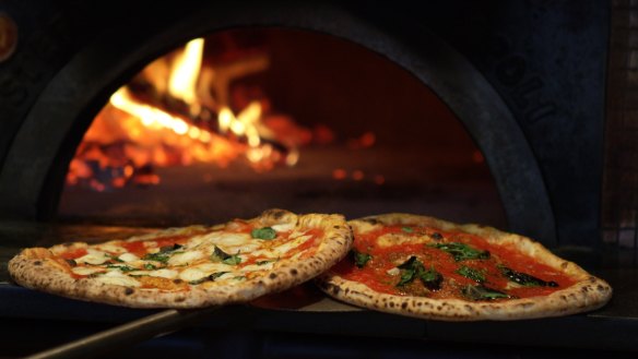 Straight from the oven: Via Napoli Pizzeria. 