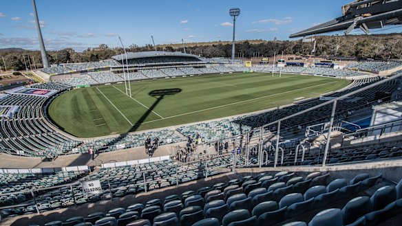 About $1.3 million will be spent on improving Canberra Stadium this year