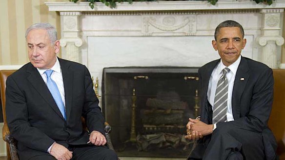 Point of difference: Israeli Prime Minister Benjamin Netanyahu and US President Barack Obama during their talks in the White House.