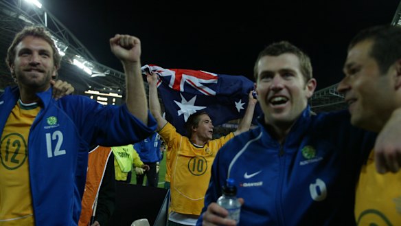 Croatian influence:  Ljubo Milicevic, left, and Mark Viduka, right. 