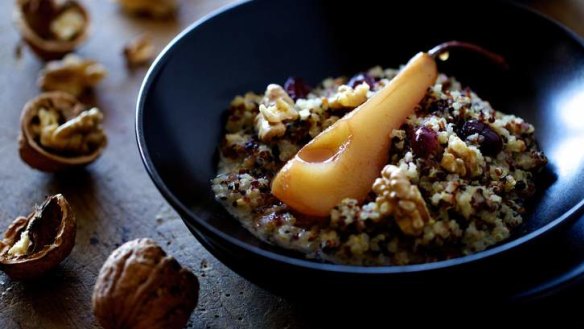 Quinoa porridge: Sustaining, comforting and sweet.