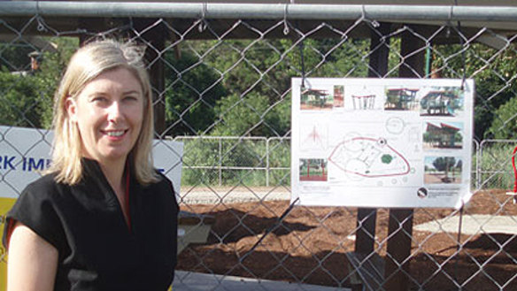 Out of the party ... Brisbane City councillor Nicole Johnston in a photograph taken from her website.