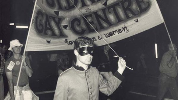 A parade in the 1980s.