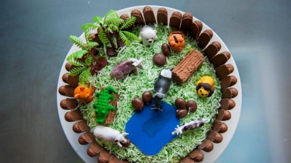 A classic zoo cake from the cult cookbook.