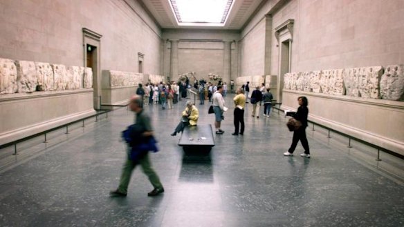 Dislocated: Friezes from the the Elgin Marbles at the British Museum in London.