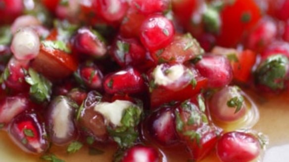Pomegranate salsa