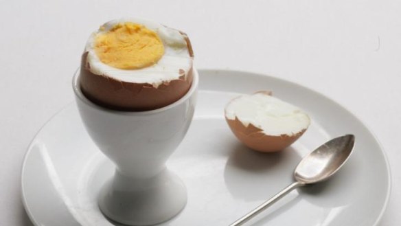 Cooking eggs for a shorter time reduces the chance the yolk will have a grey ring.