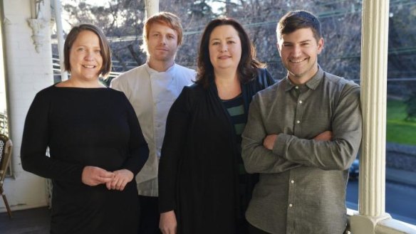 From left: Samantha Surrey, Jason Rodwell, Ruth Giffney and Marty McCaig are the faces behind the second Entrecote restaurant in Melbourne.