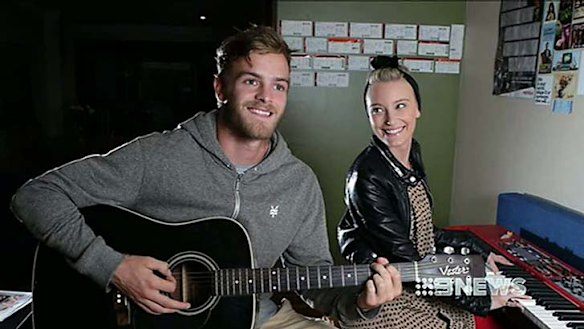 Tragic end ... John McCarthy with his girlfriend, Dani Smarrelli.