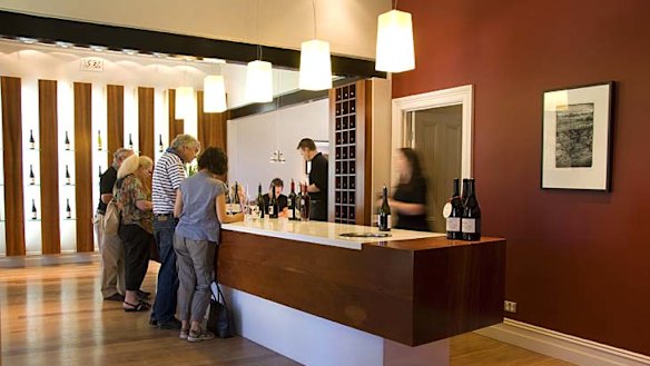 Helping hand ... visitors are happy with a tasting fee for charity at Two Hands Wines.