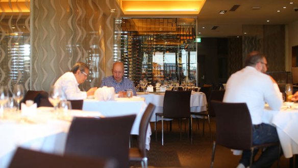 Contemporary and spacious: Inside Gambaro Seafood Restaurant.