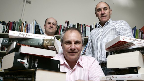 Booktopia CEO Tony Nash, centre, said Amazon has already made everyone more competitive.