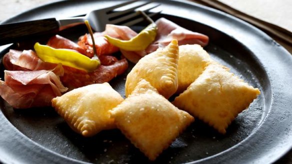 Crisp pillows: Gnocco fritto teams perfectly with salumi or other cold meats.