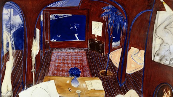 Henri’s armchair, Brett Whiteley, 1974-75. Art Gallery of NSW. 