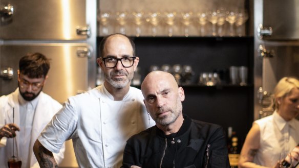 Joseph Vargetto and Maurice Terzini pictured together at Cucina Povera prior to its opening.