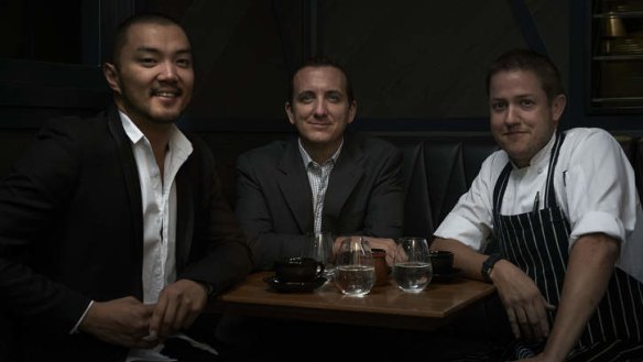 Taste trio: Zachary Bacon, Gavin Baker and George Fowler will be at Chiara from June.