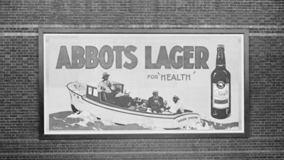 Abbots Lager was apparently for your 'health'.