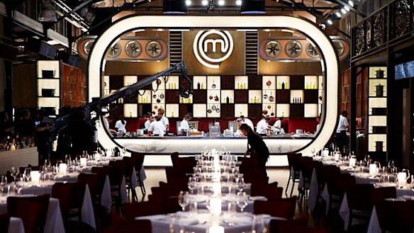 The show's restaurant and kitchen.