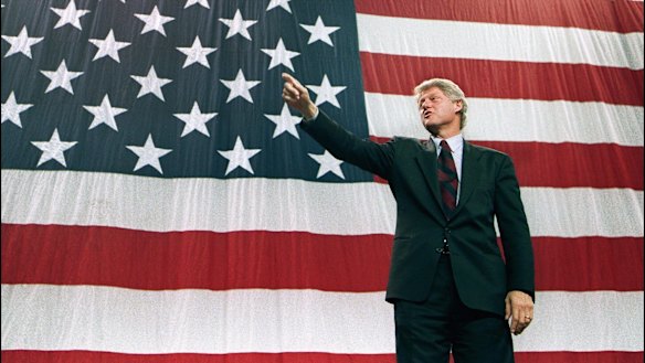 Democratic presidential candidate Bill Clinton in 1992.