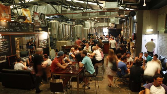 2 brothers brewery is packed and pumping every Thursday and Friday.