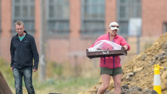 Archaeologists joined the police search for the remains of Terrence Blewitt. 