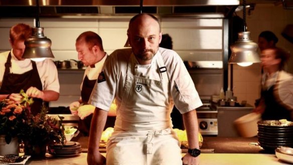 Chef Nicolas Poelaert pictured at Brooks in 2013.