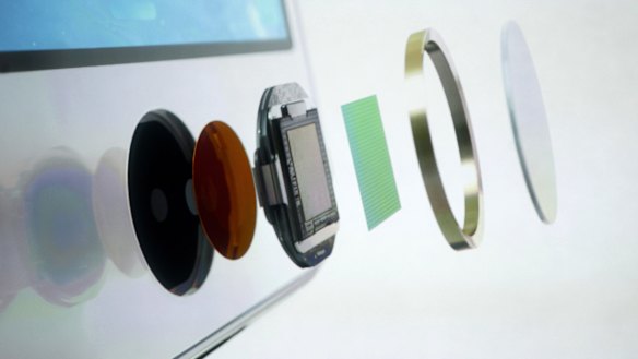 The fingerprint scanner is located in the iPhone 5s home button.